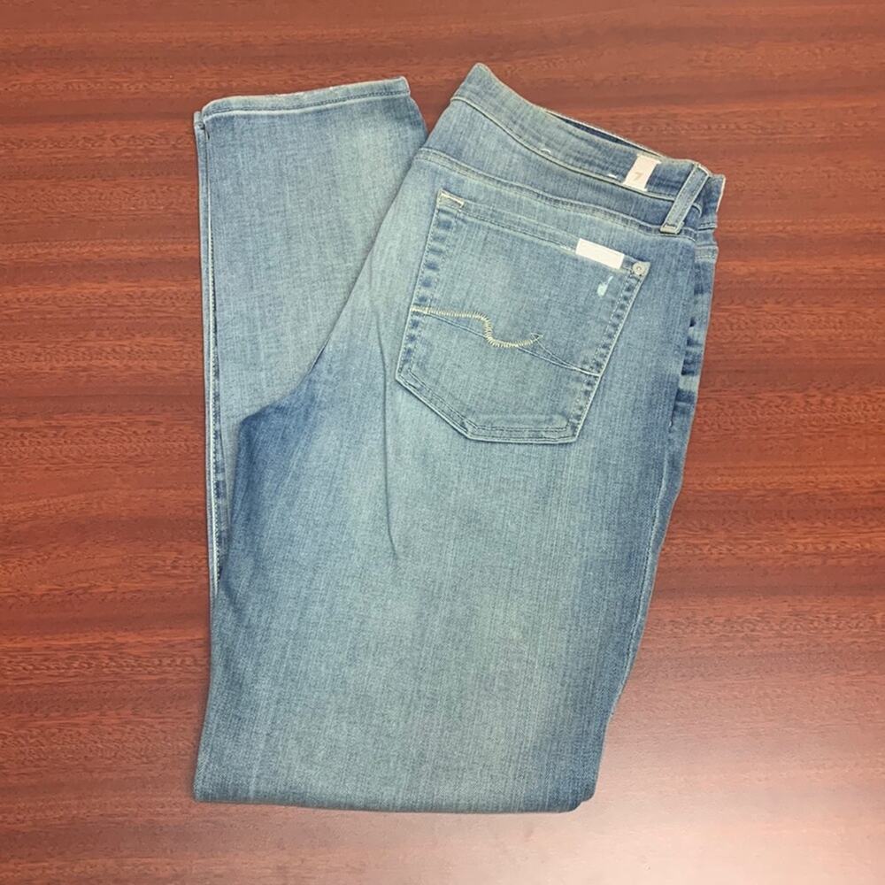 7FAM Button Fly Jeans